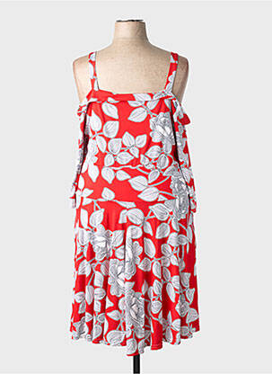 Robe mi-longue rouge MULTIPLES femme