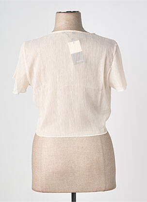 Gilet manches courtes beige MULTIPLES femme