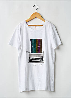 Top blanc KIDS ONLY fille