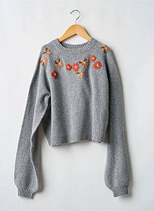 Pull gris clair NAME IT fille