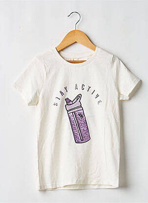 T-shirt blanc casse NAME IT fille