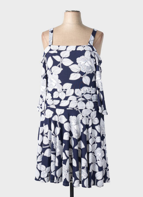 Robe mi-longue bleu MULTIPLES femme