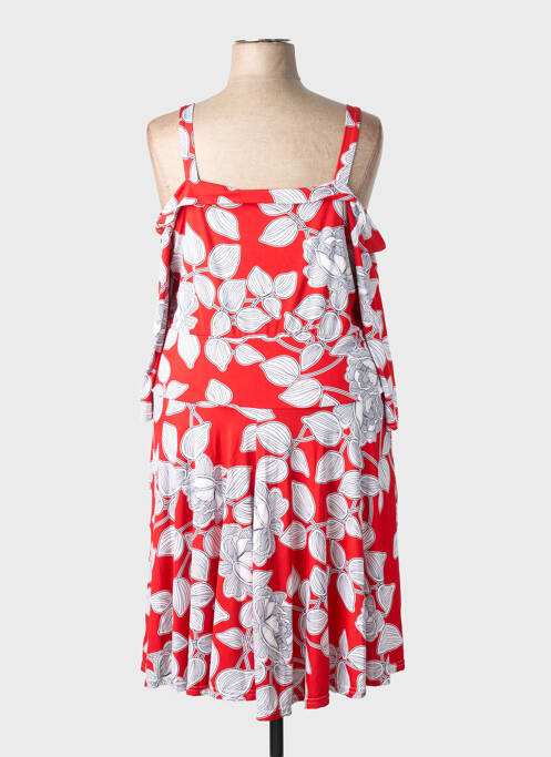 Robe mi-longue rouge MULTIPLES femme