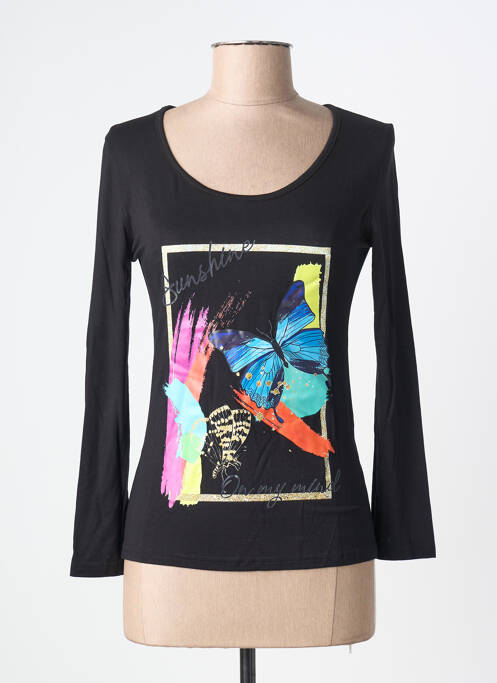 T-shirt noir MULTIPLES femme