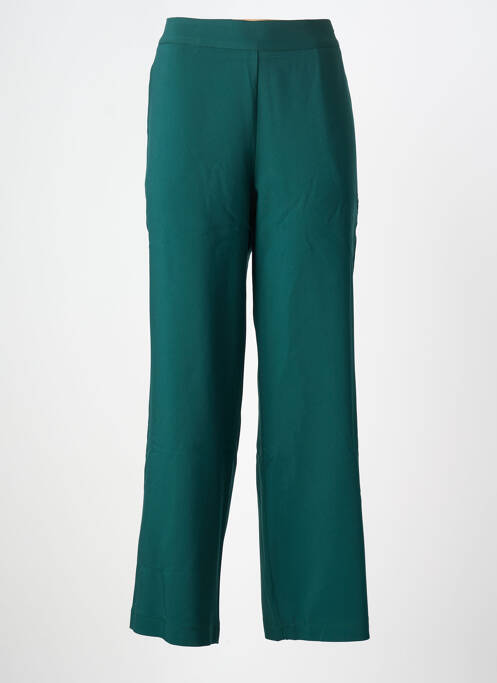 Pantalon droit vert MULTIPLES femme