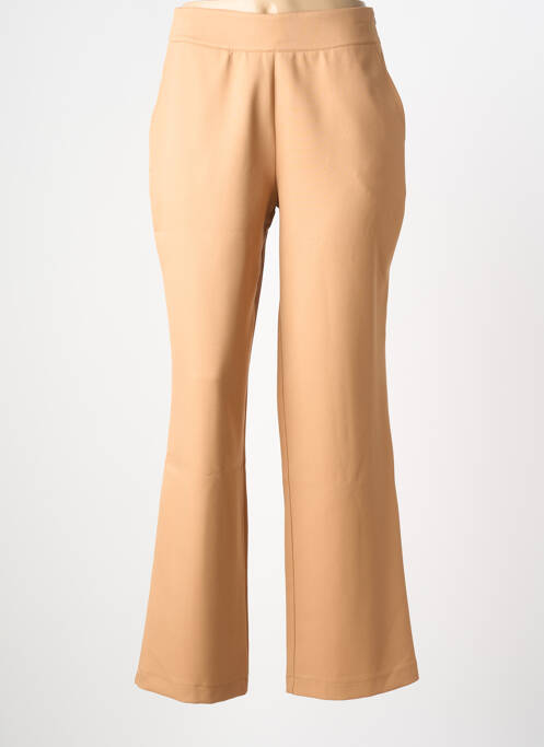 Pantalon droit marron MULTIPLES femme