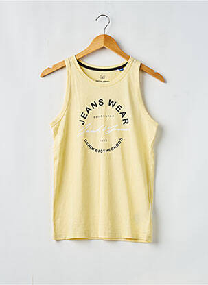 T-shirt beige clair JACK & JONES garçon