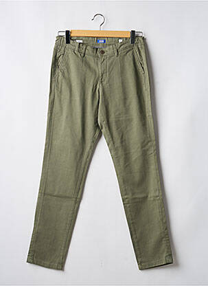 Pantalon chino vert fonce JACK & JONES garcon