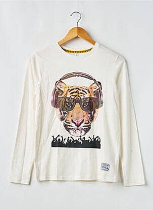 Tunique manches longues blanc casse NAME IT garcon