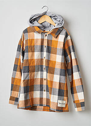 Chemise manches longues ocre NAME IT garcon