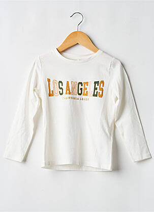 Tunique manches longues ecru NAME IT fille