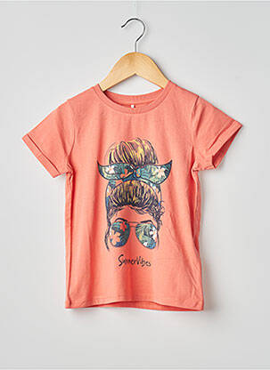 T-shirt orange NAME IT fille