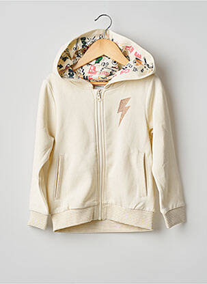 Gilet manches longues ivoire NAME IT fille