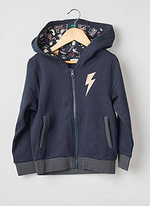 Gilet manches longues bleu marine NAME IT fille