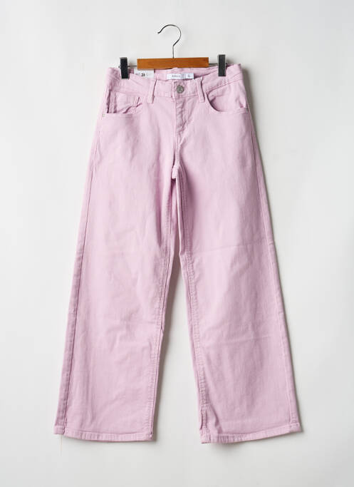 Jeans coupe droite lilas NAME IT fille