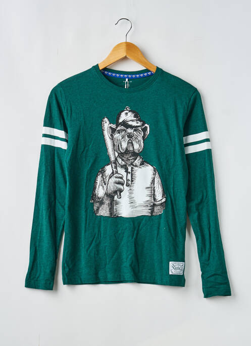 Top vert fonce NAME IT garcon