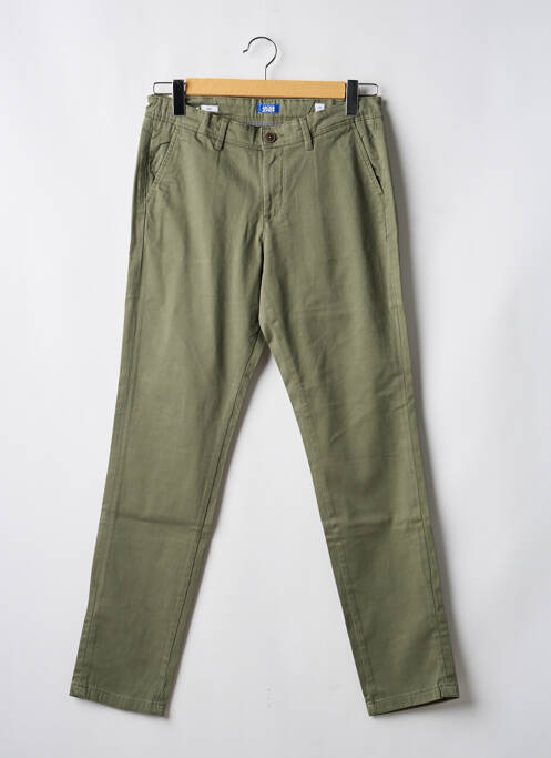 Pantalon chino vert fonce JACK & JONES garcon