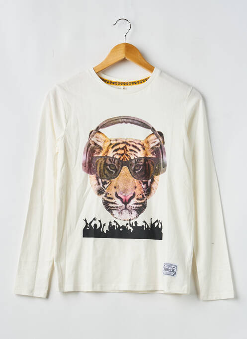Tunique manches longues blanc casse NAME IT garcon