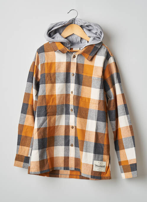 Chemise manches longues ocre NAME IT garcon