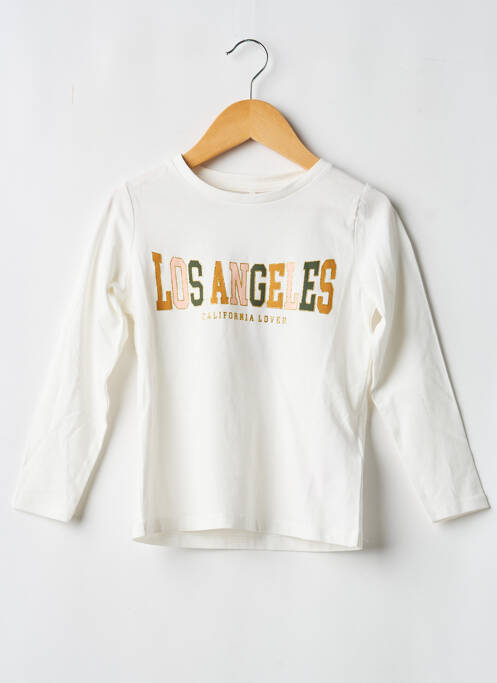 Tunique manches longues ecru NAME IT fille