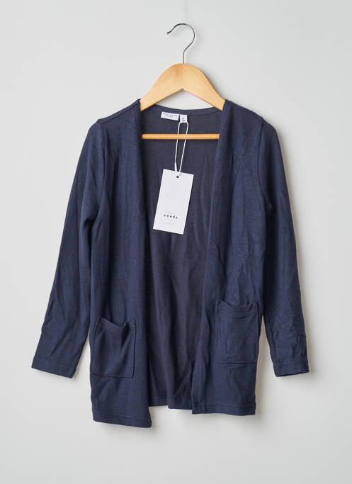 Gilet manches longues bleu marine NAME IT fille