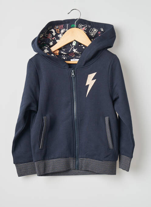 Gilet manches longues bleu marine NAME IT fille