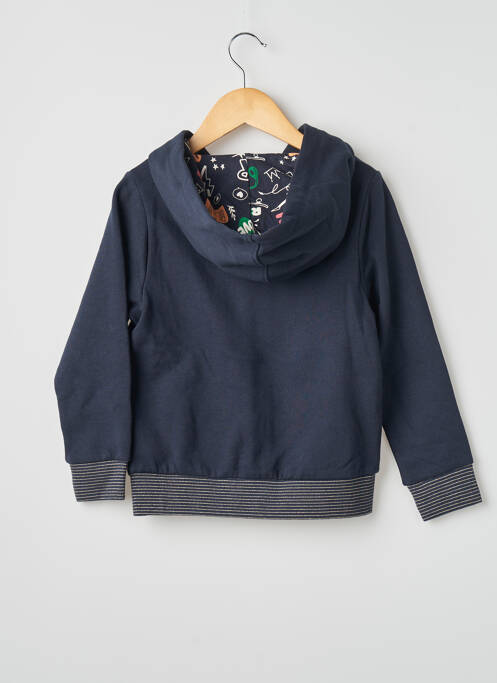 Gilet manches longues bleu marine NAME IT fille