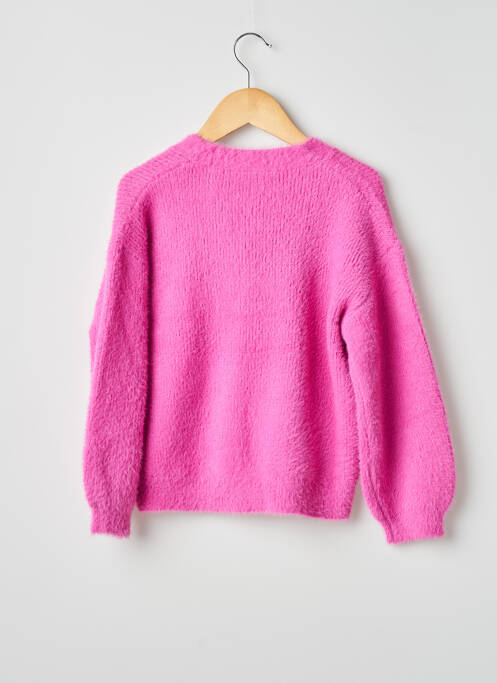 Gilet manches longues rose NAME IT fille