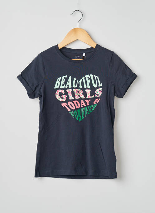 T-shirt bleu marine NAME IT fille