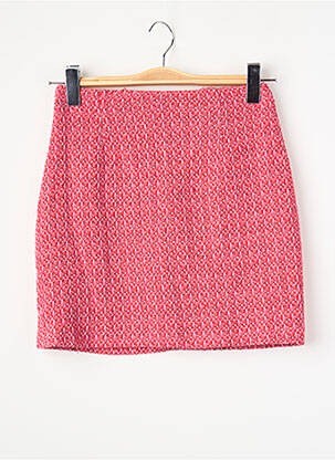 Jupe courte rose MORGAN femme