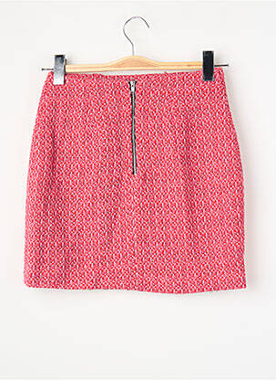 Jupe courte rose MORGAN femme