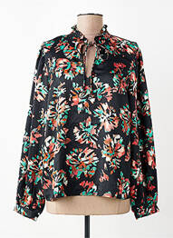 Chemisier coupe droite noir VERO MODA femme