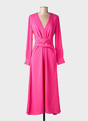 Robe longue rose MANGO femme