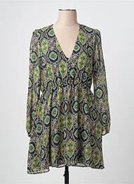 Robe courte vert MANGO femme