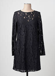 Robe courte col rond noir VERO MODA femme