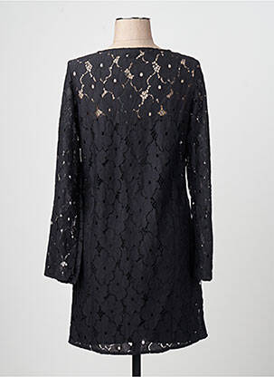 Robe courte col rond noir VERO MODA femme