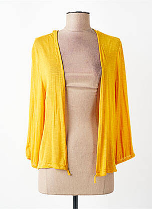 Gilet manches longues jaune STREET ONE femme