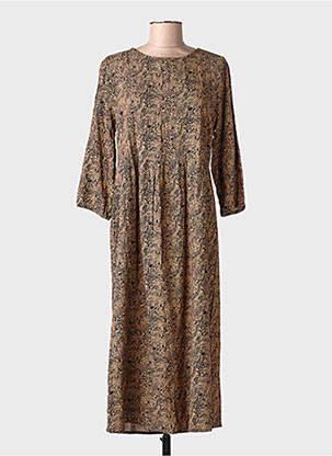 Robe longue marron ZABAIONE femme