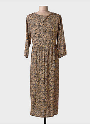 Robe longue marron ZABAIONE femme