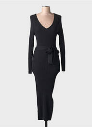 Robe longue noir MANGO femme