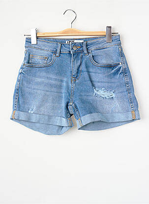Short finition revers taille normale bleu JACQUELINE DE YONG femme
