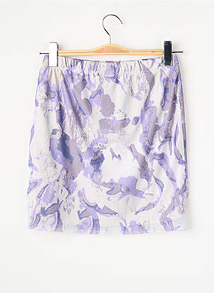 Jupe courte violet NOISY MAY femme