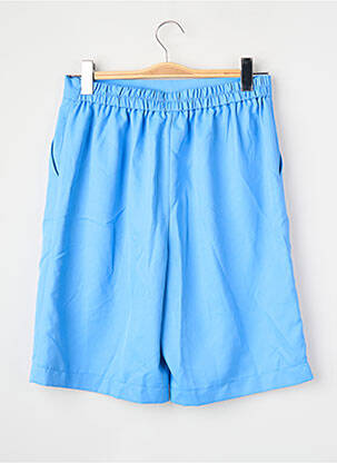 Short coupe droite bleu PIECES femme