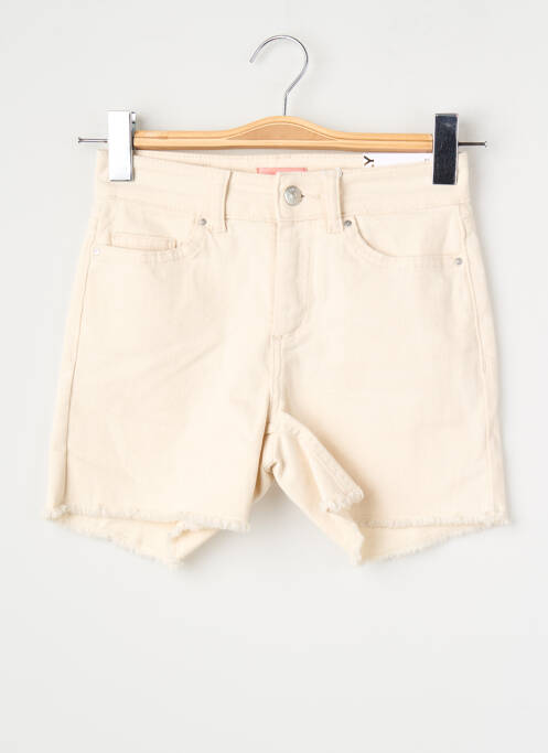 Short coupe droite gris ONLY femme
