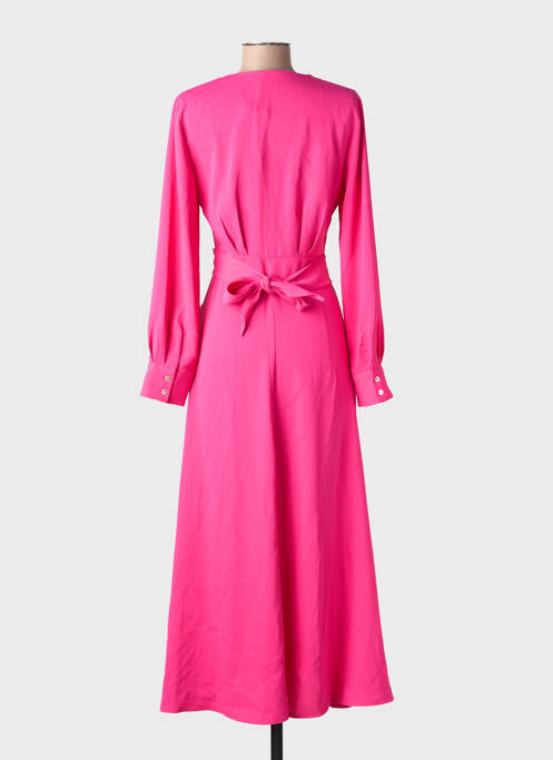 Robe longue rose MANGO femme