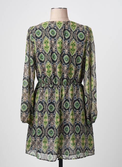 Robe courte vert MANGO femme