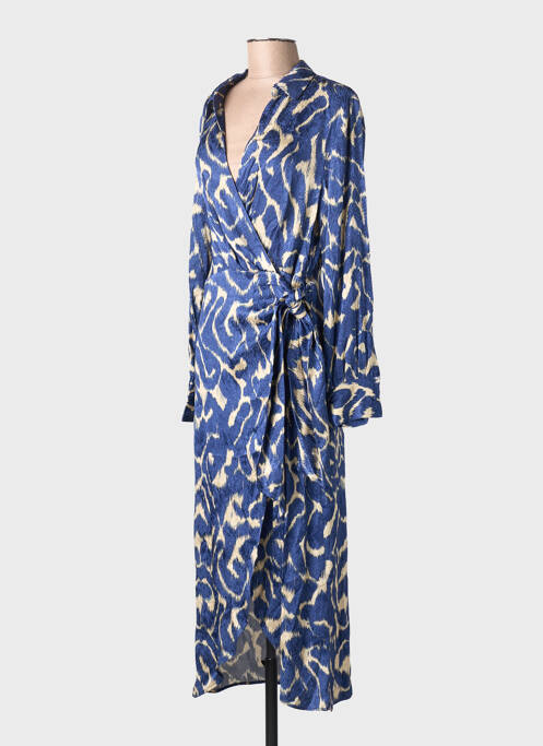 Robe longue bleu MANGO femme