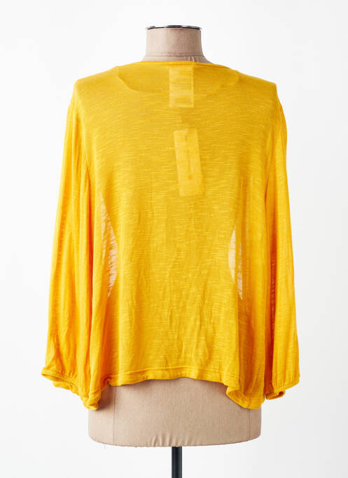 Gilet manches longues jaune STREET ONE femme