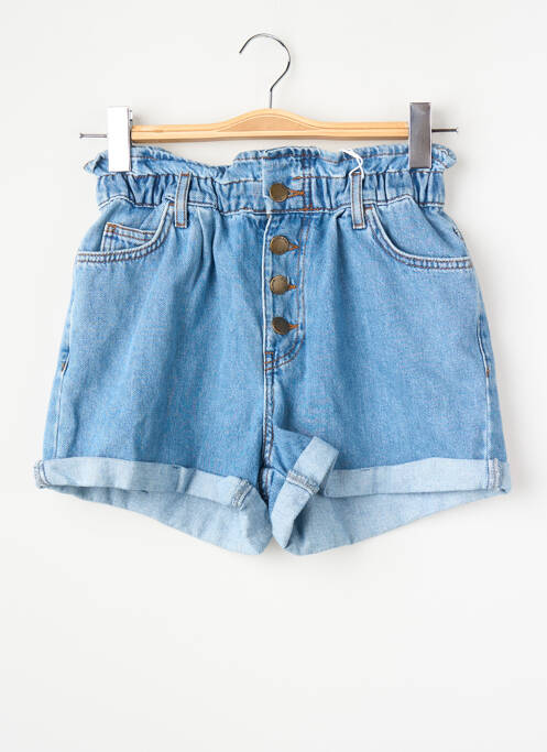 Short taille haute taille haute bleu ONLY femme