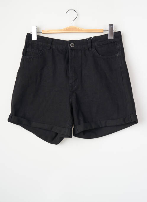 Short coupe droite taille haute noir ONLY femme